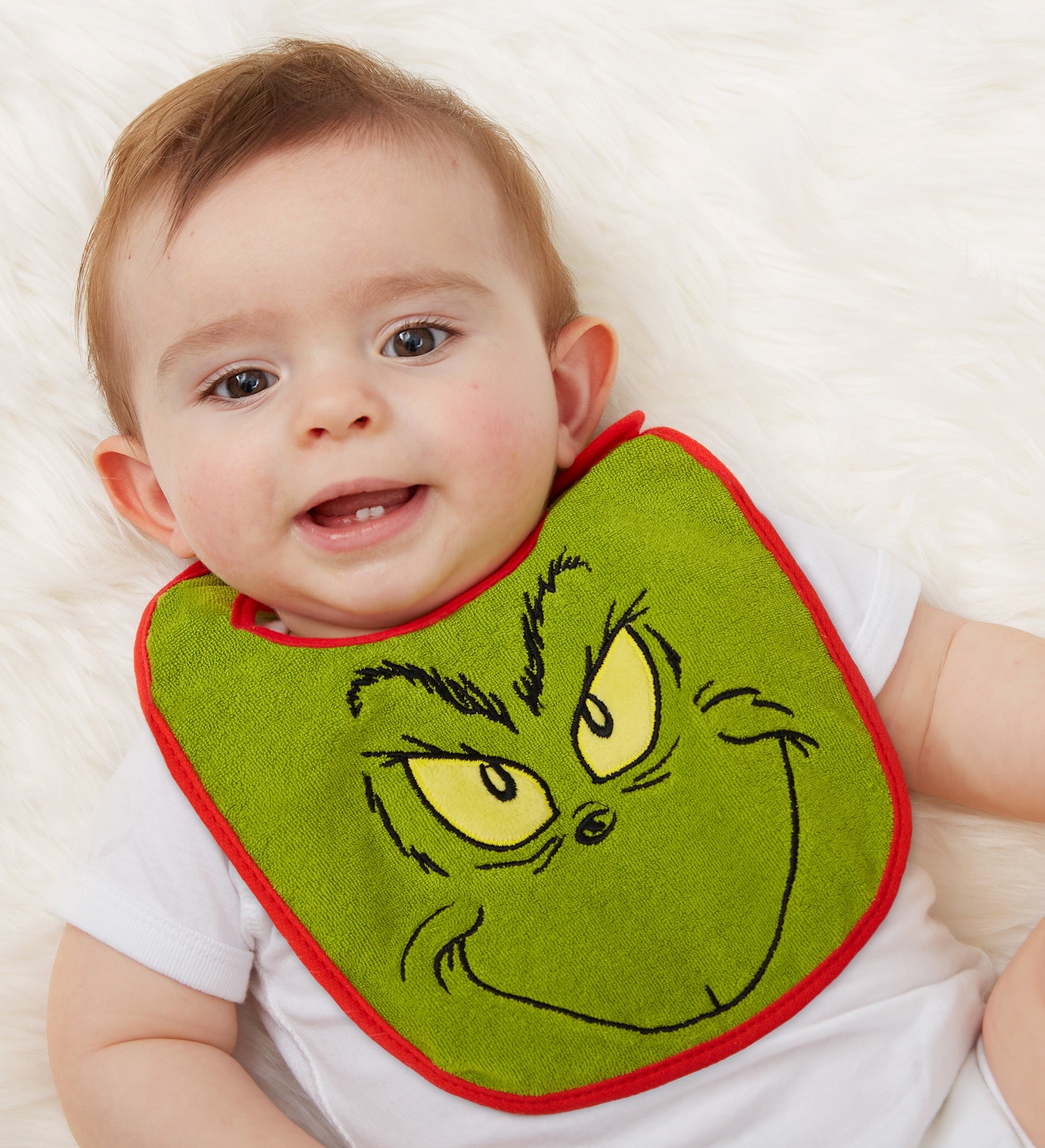 The Grinch Baby Bib
