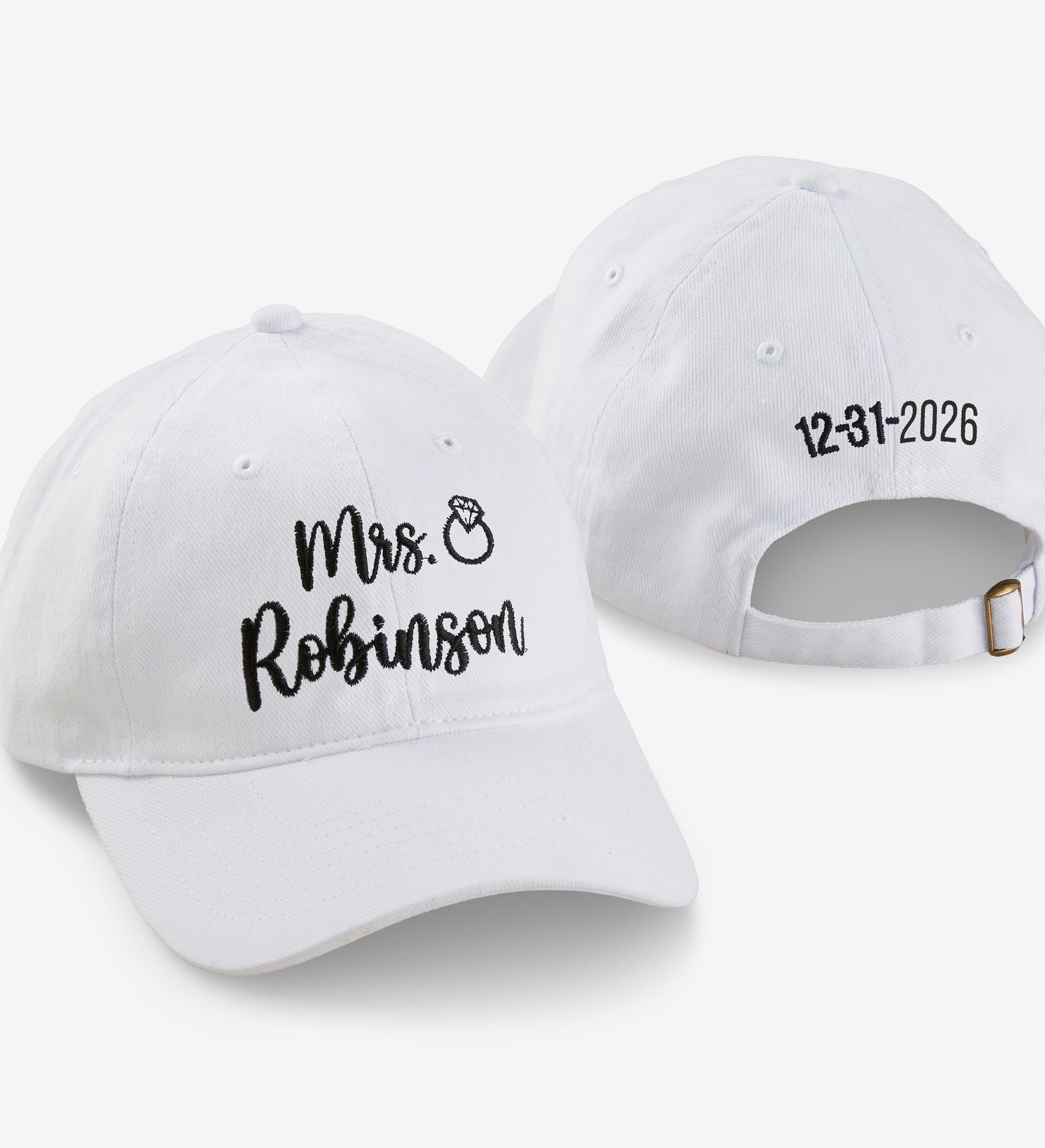 Bride Bling Embroidered Baseball Caps