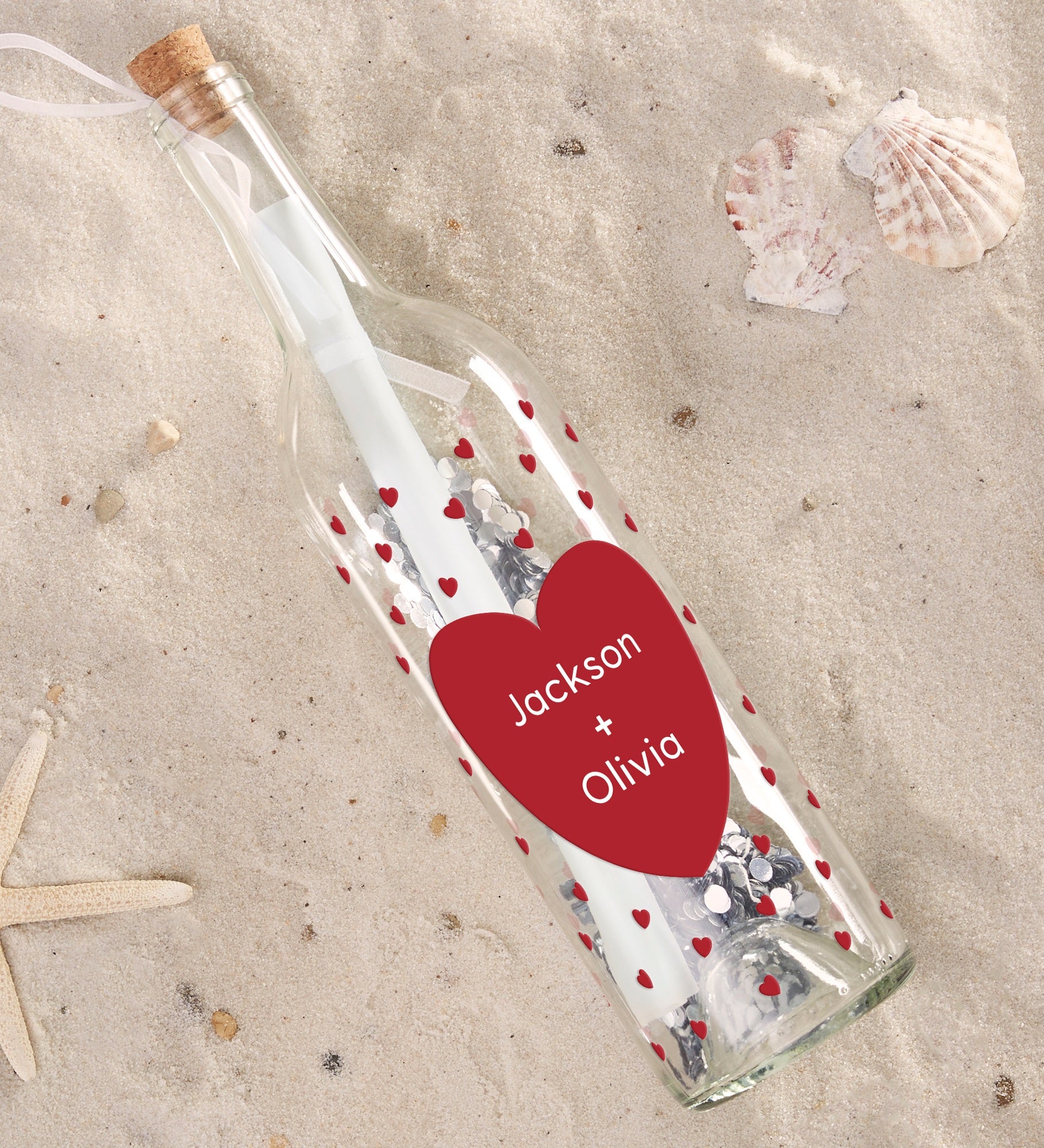 Love Is In The Air Personalized Letter In A Bottle