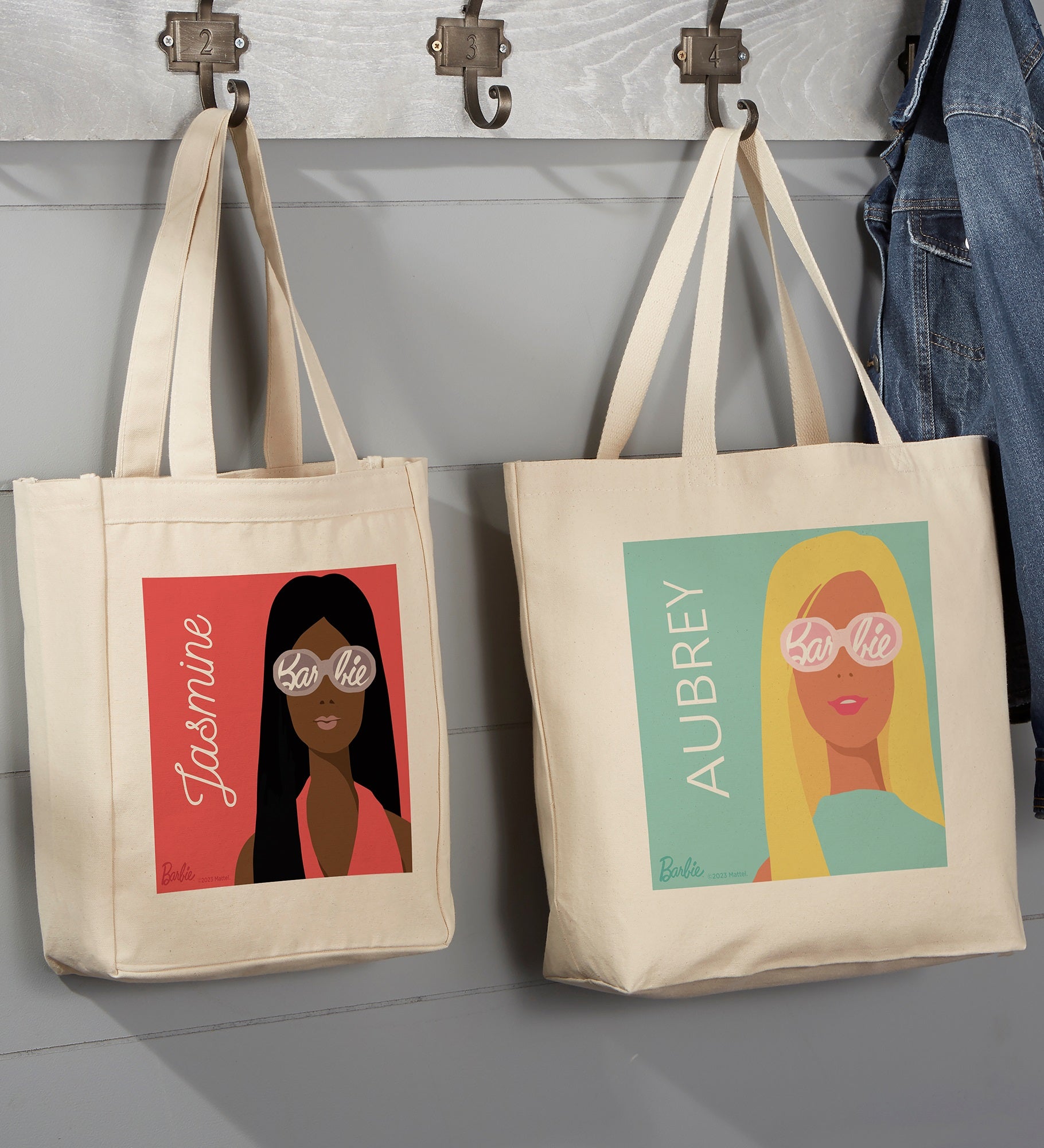Malibu Barbie™ Personalized Canvas Tote Bags