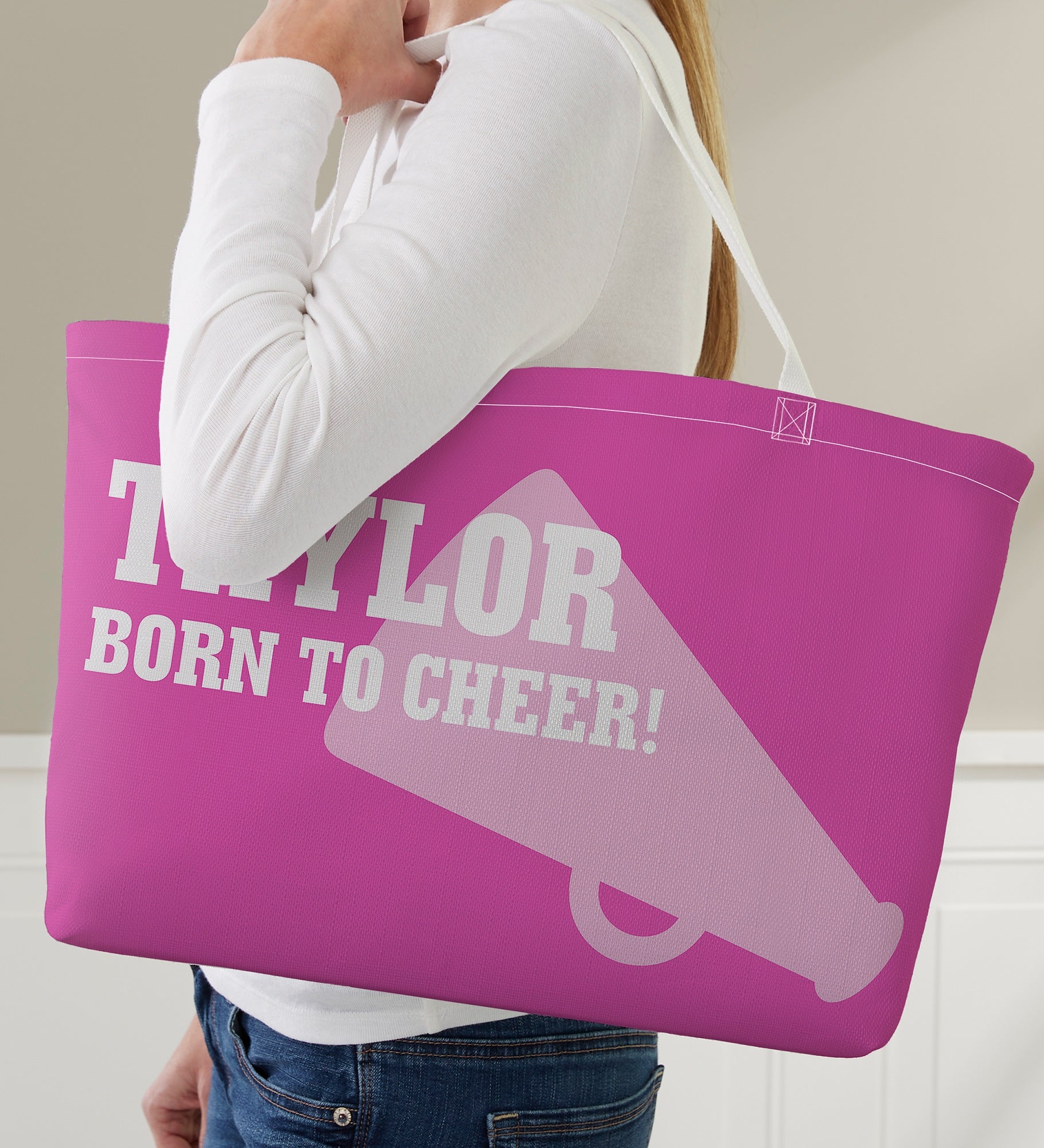 Cheerleading Personalized Tote Bag