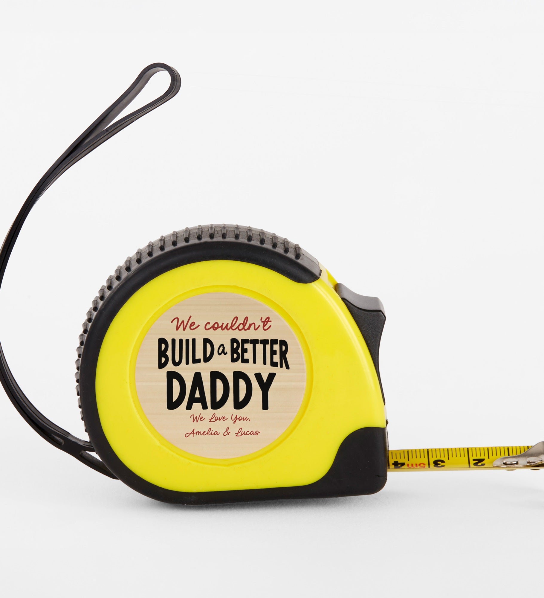 Couldn't Build A Better Dad Personalized Tape Measure