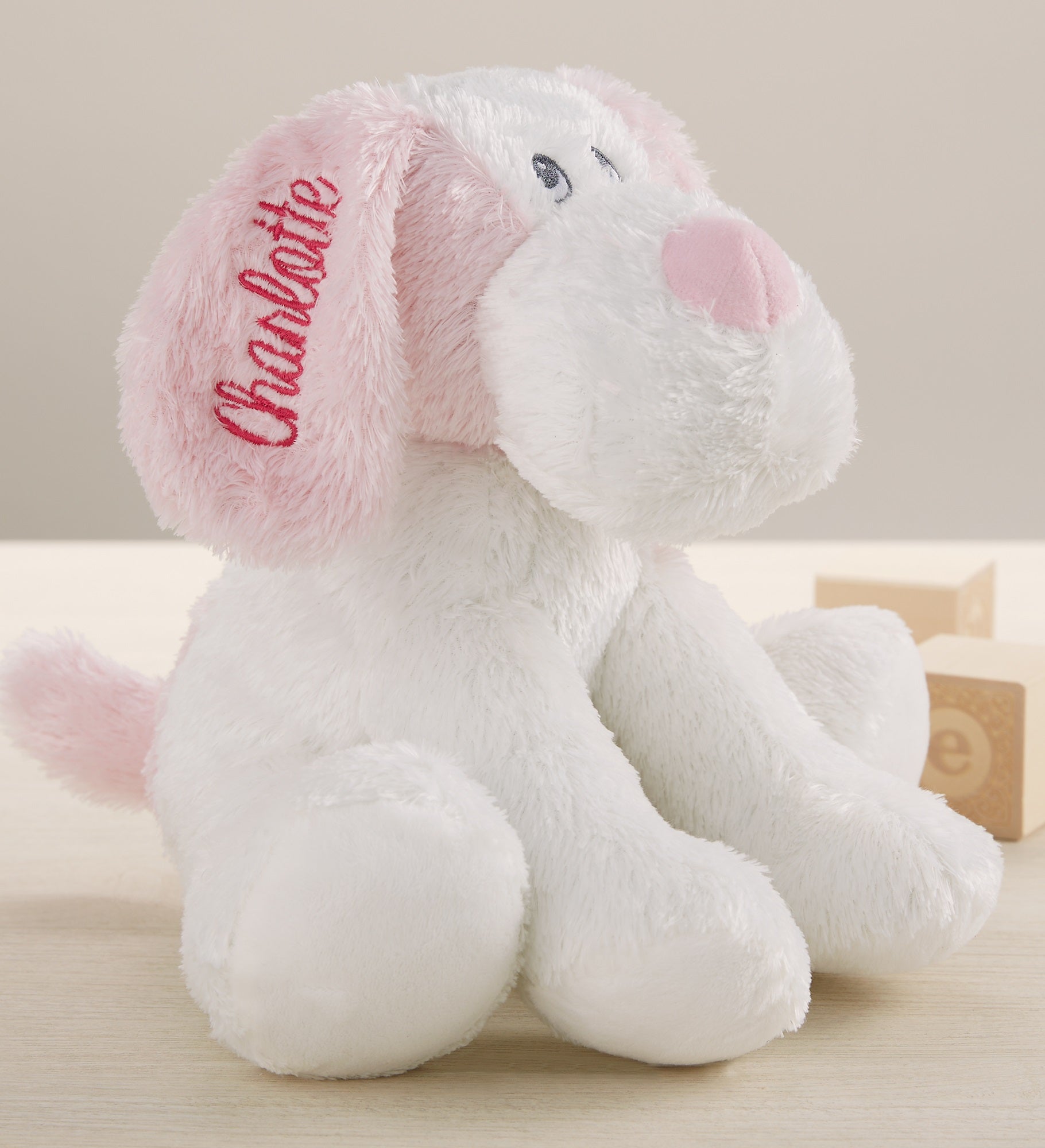 Embroidered Plush Puppy