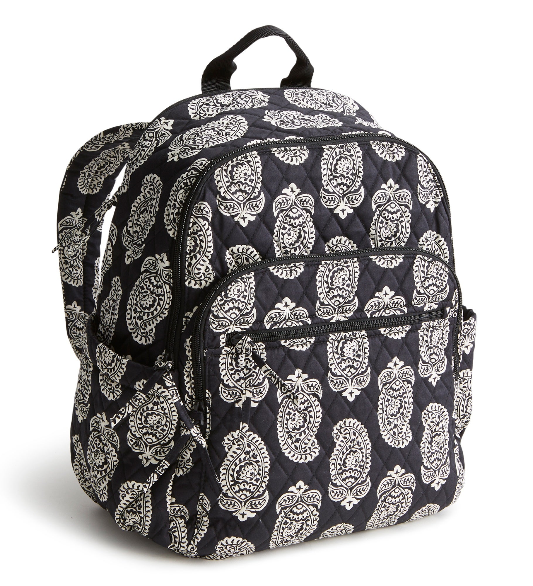 Vera Bradley Embroidered Iconic Paisley Backpack Moonless Night