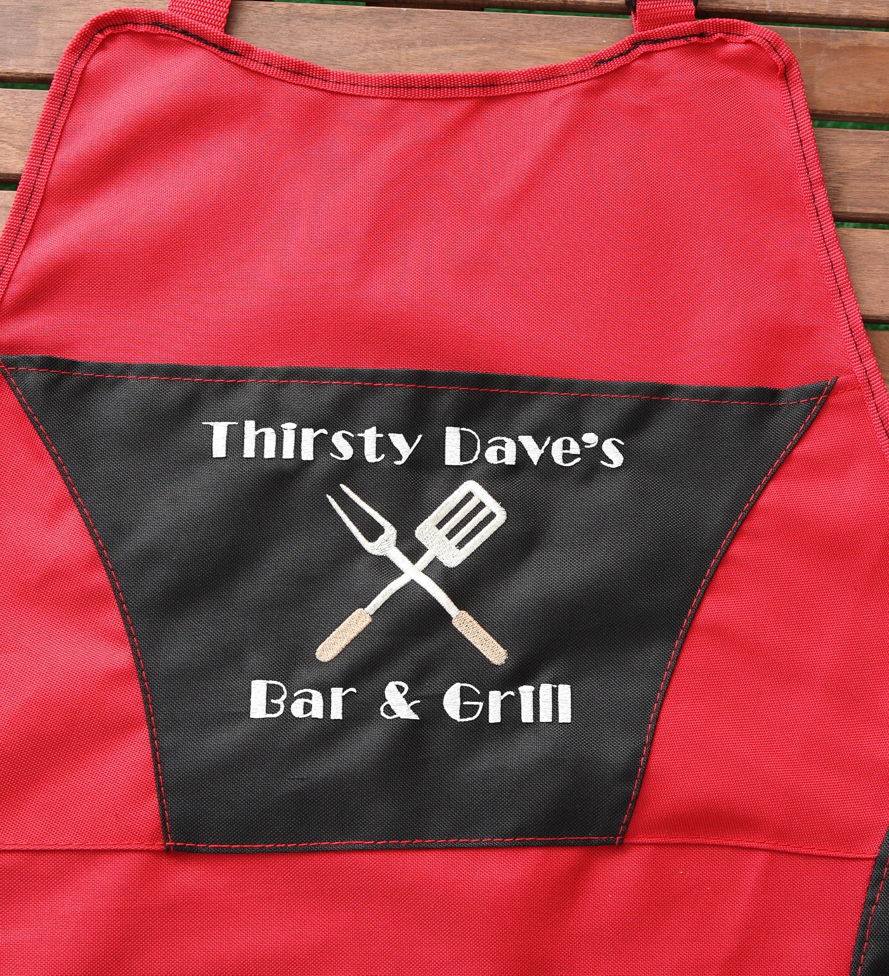 Grill Master Personalized 4pc Apron Set