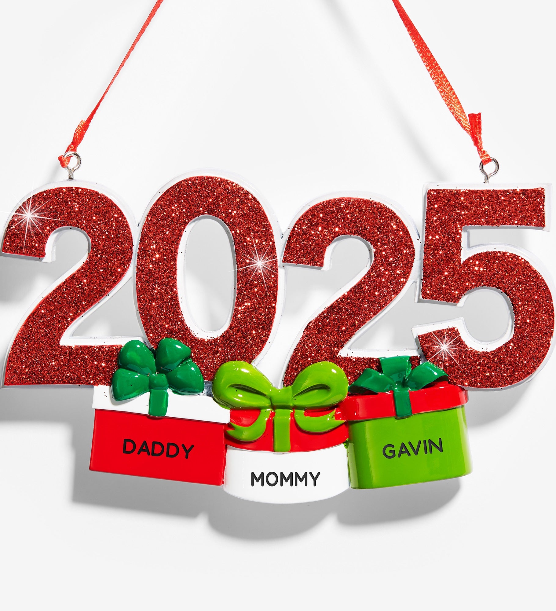2025 Family Present Personalized Ornament