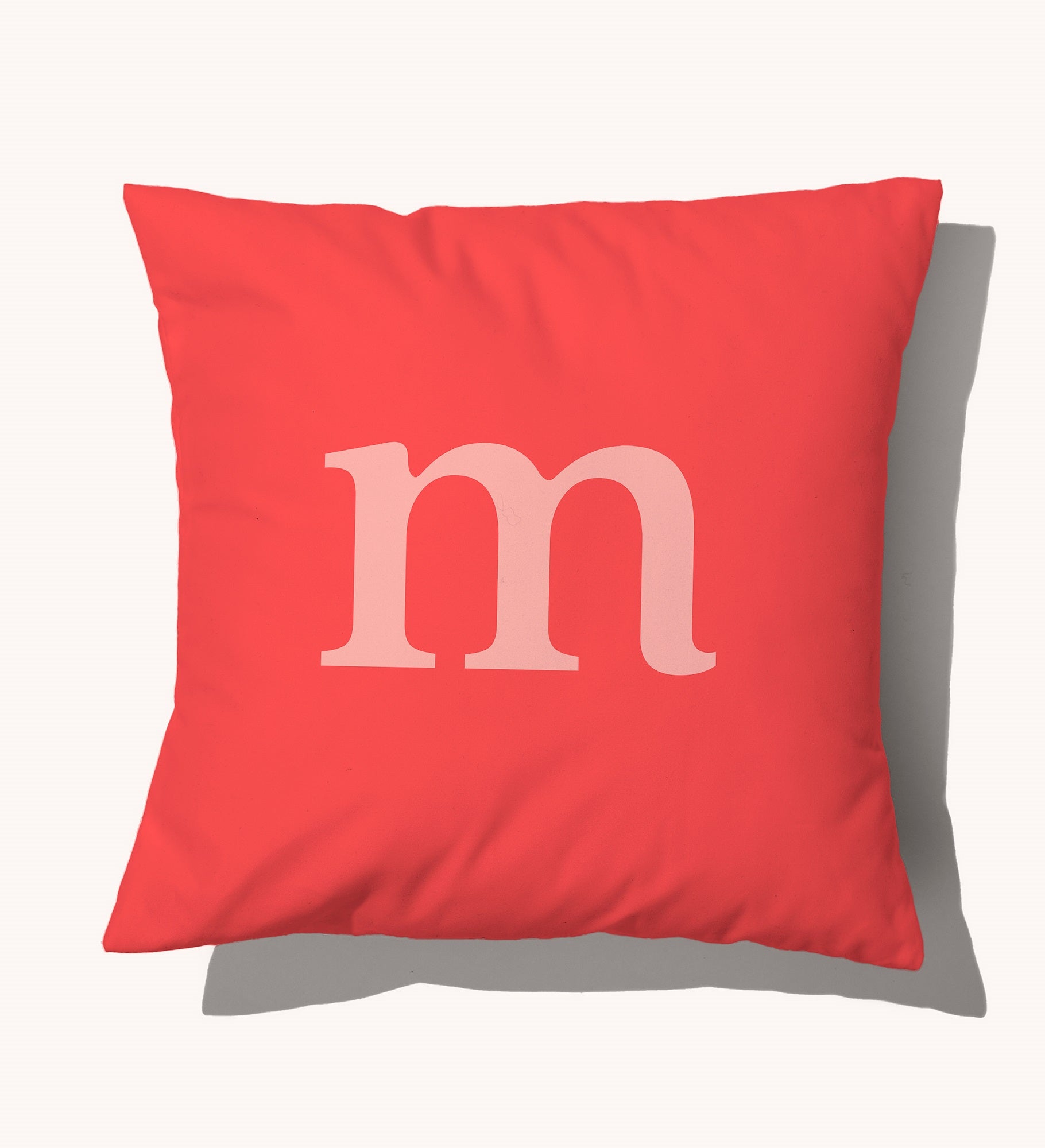 Typewriter Initial Personalized Throw Pillow