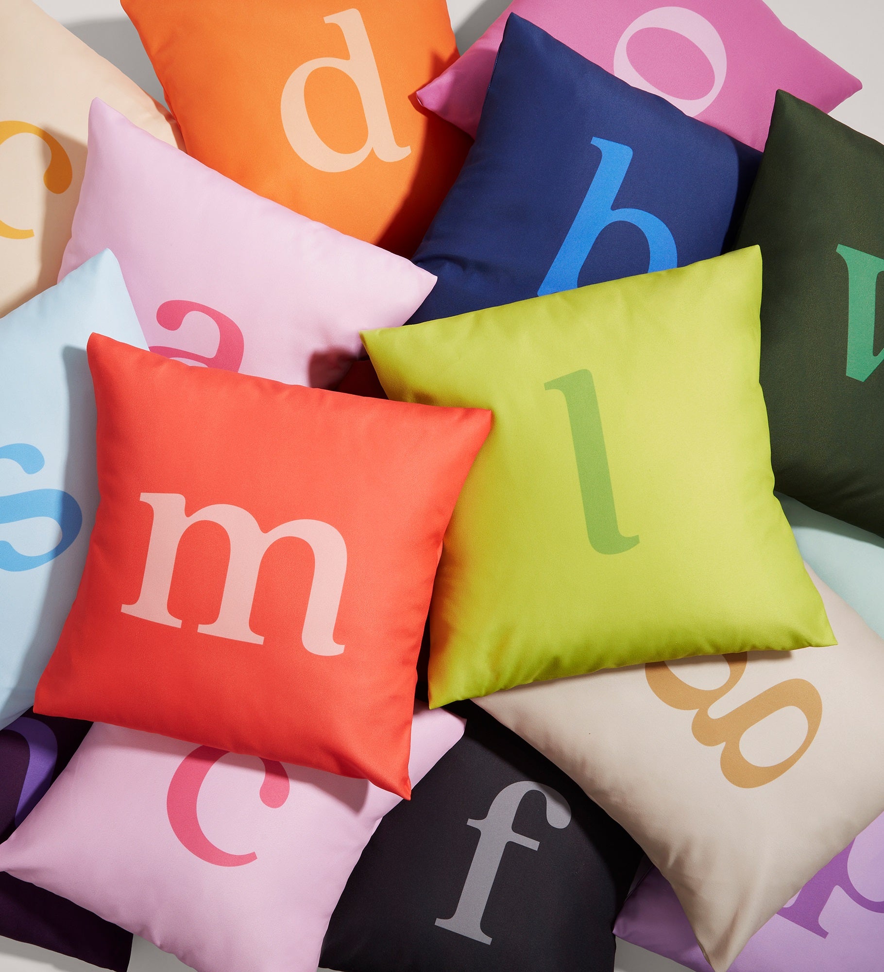 Typewriter Initial Personalized Throw Pillow