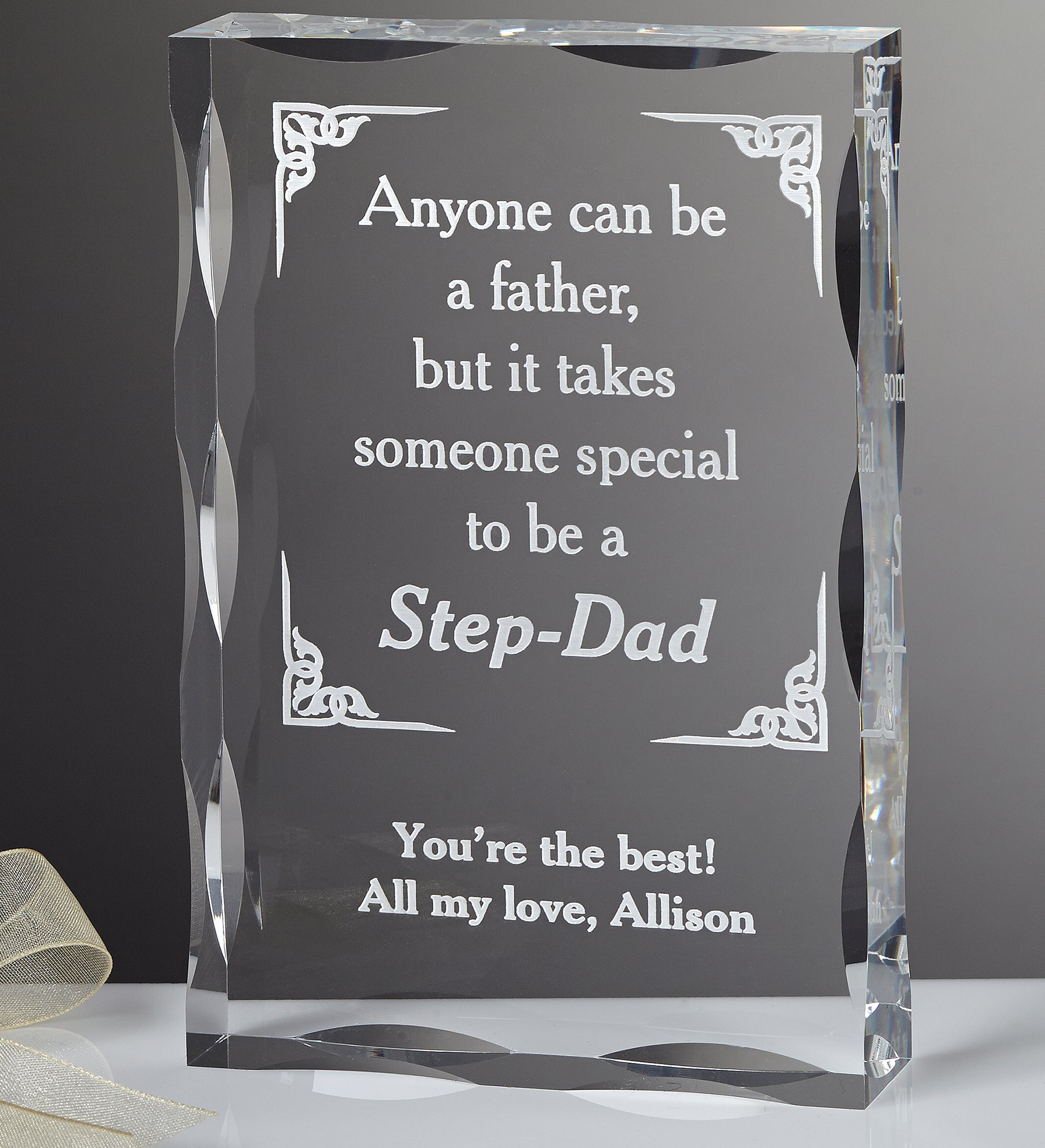 A Special Step Dad Personalized Keepsake