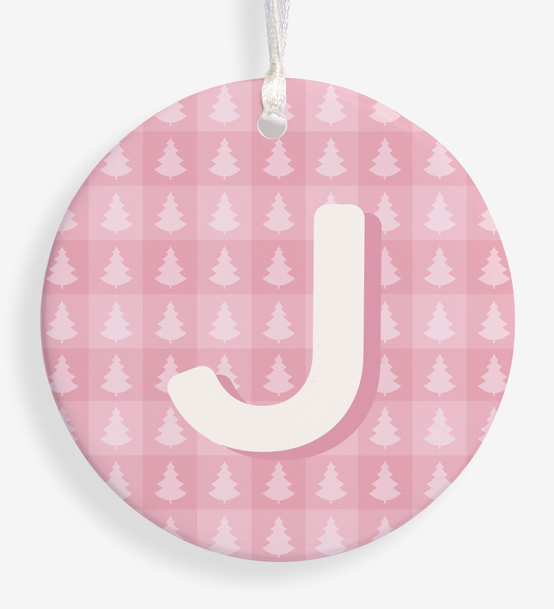 Holiday Monogram Personalized Ornament