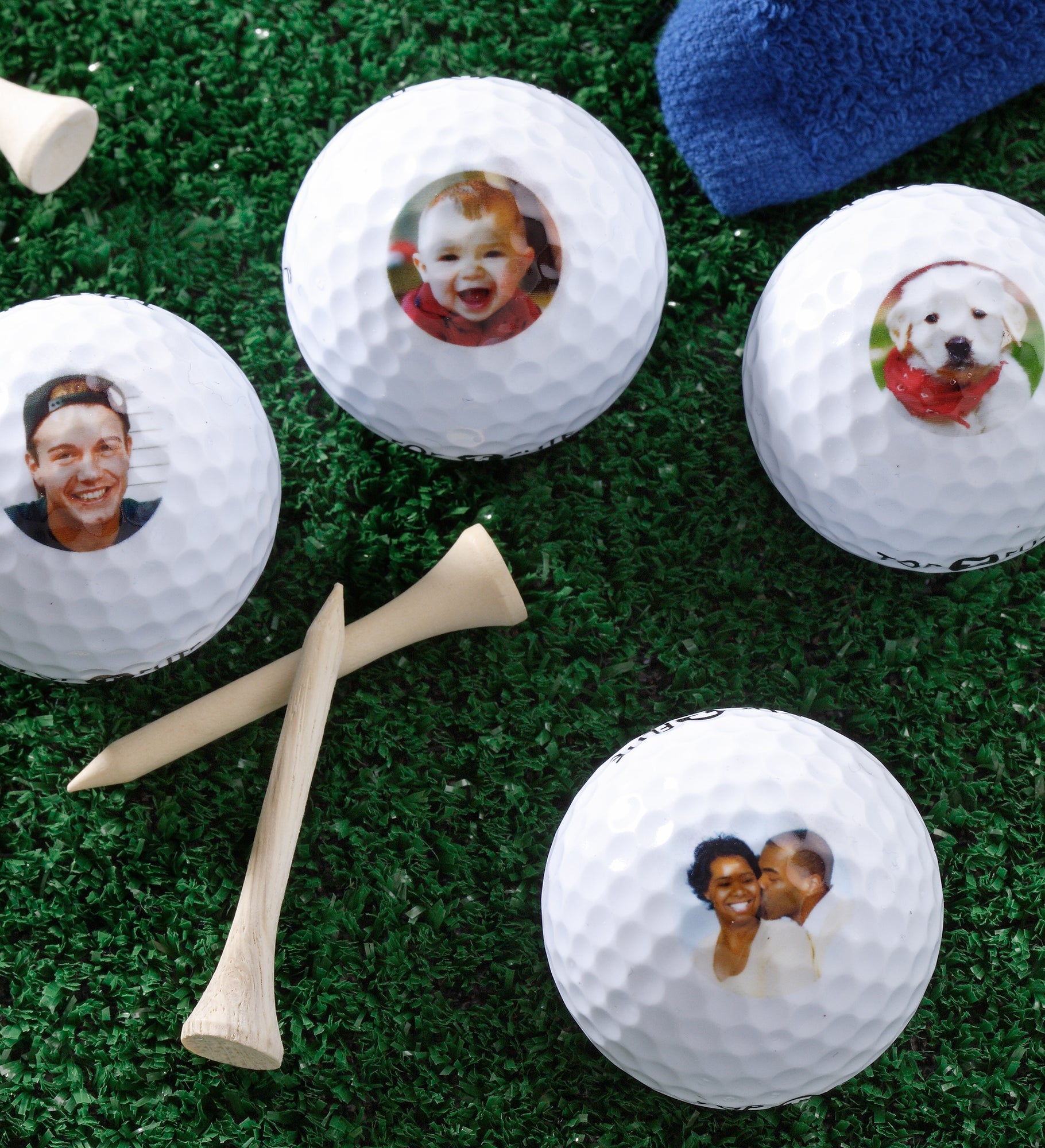 Personalized Photo Golf Ball Set of 12