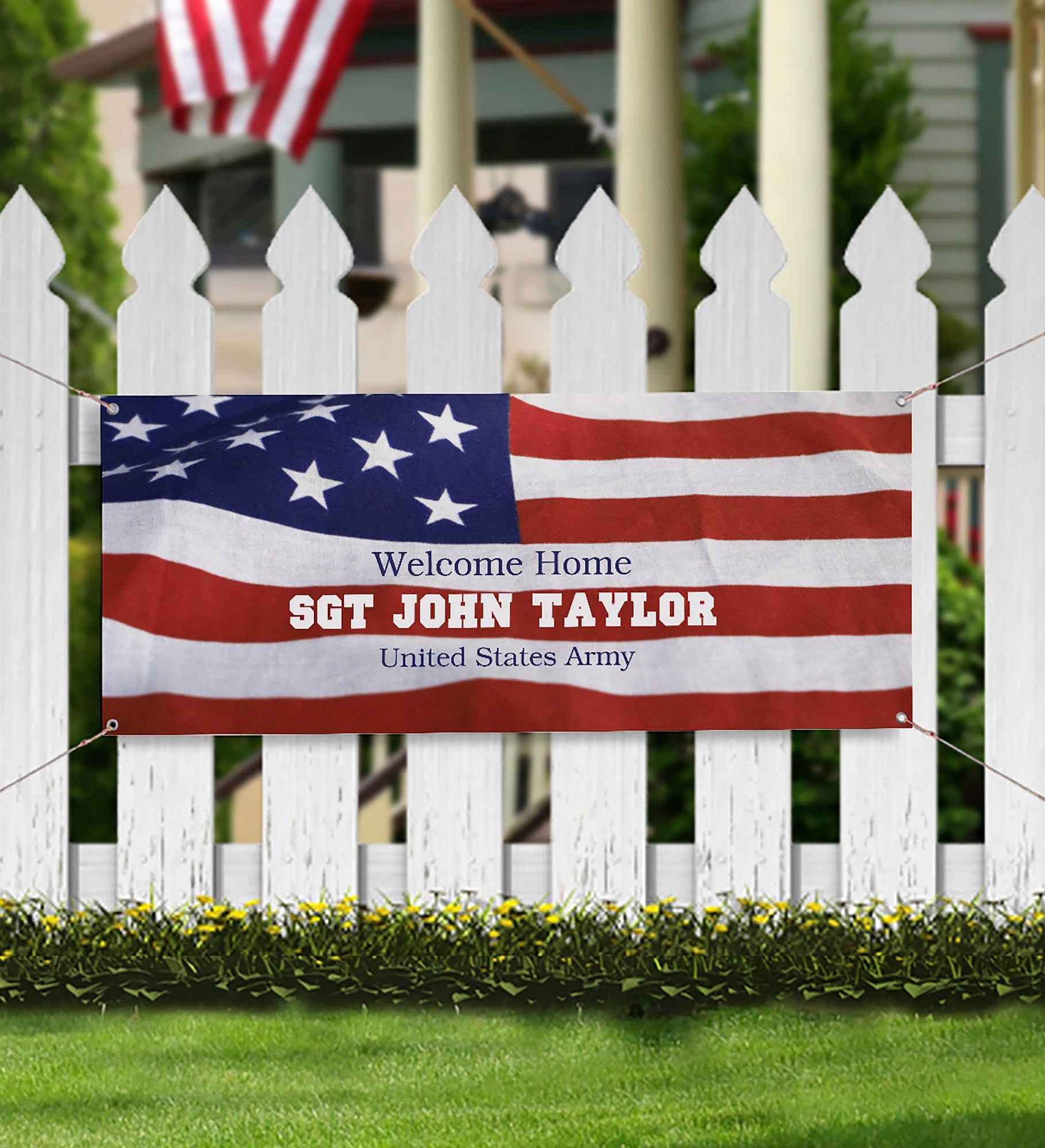 Welcome Home Personalized Banner