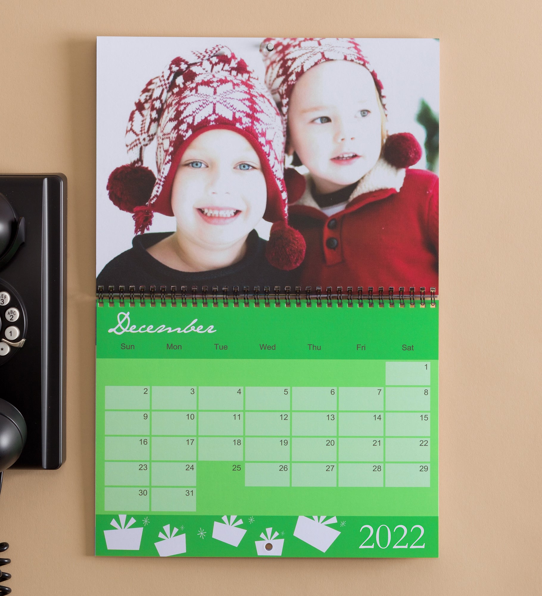Seasons Change Personalized Photo Wall Calendar