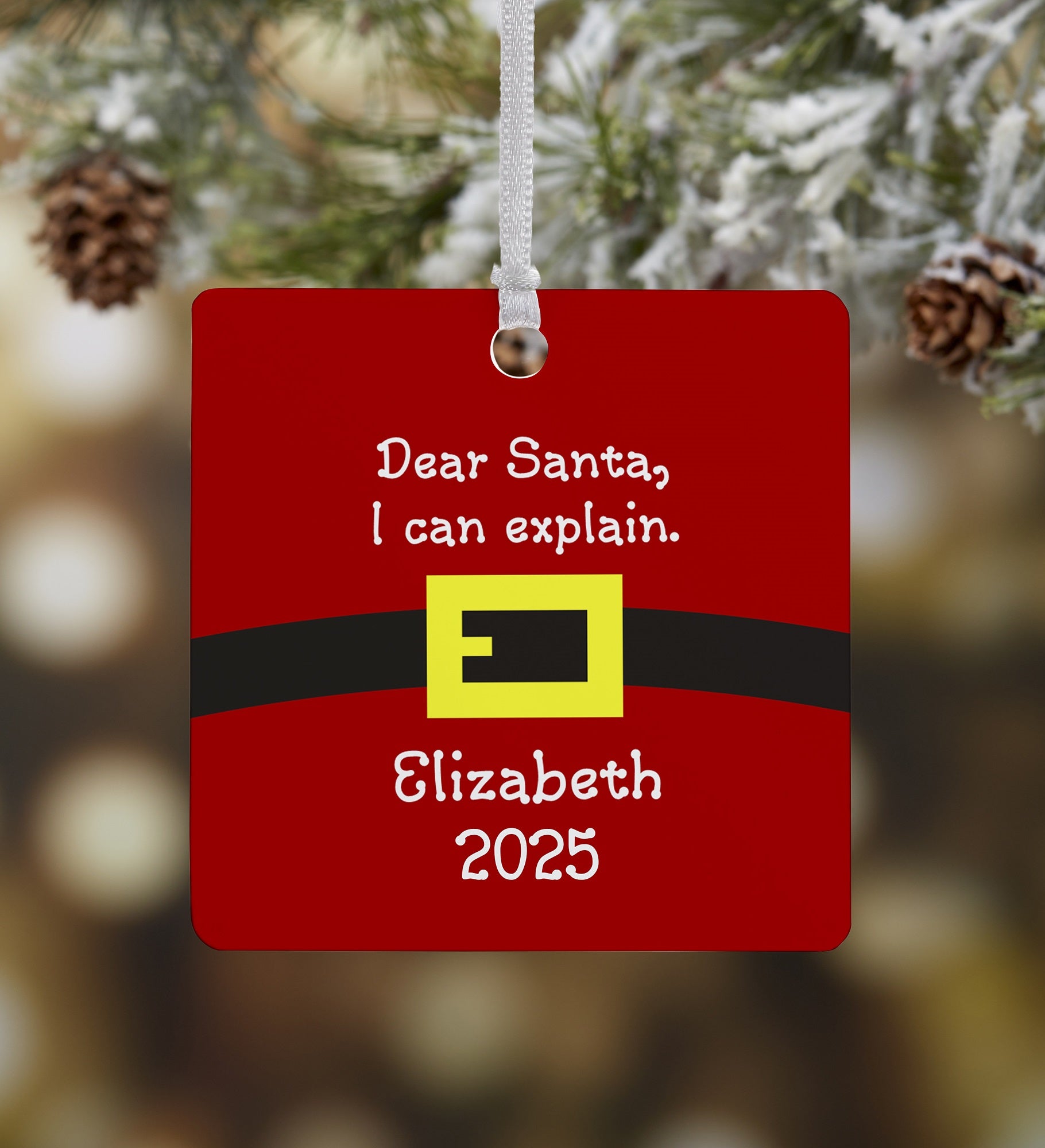 Dear Santa Personalized Ornament