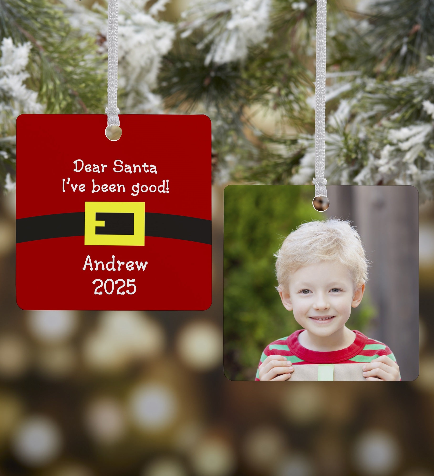 Dear Santa Personalized Ornament