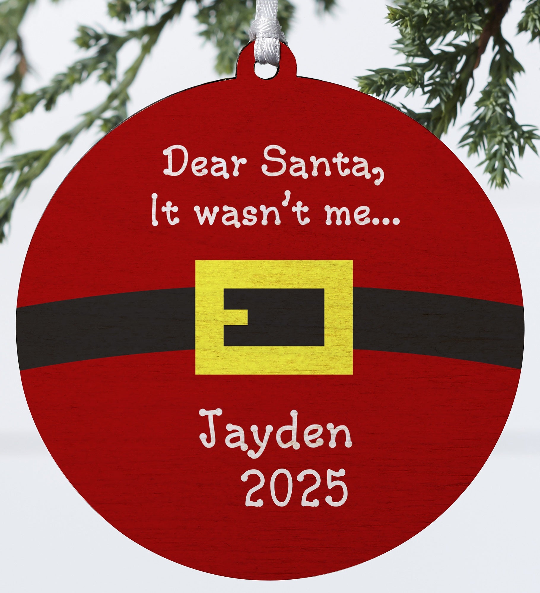Dear Santa Personalized Ornament