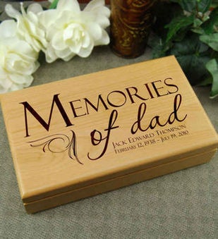 Memories of Dad Keepsake Box
