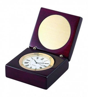 Personalized Wood Desk Clock