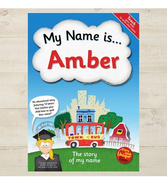 Personalized My Name Is Hardback Book