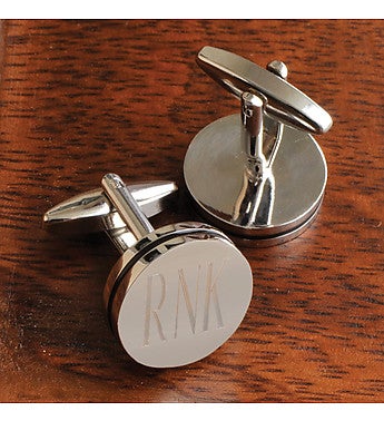 Personalized Pin Stripe Cufflinks