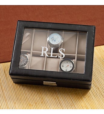 Personalized Mens Watch Box
