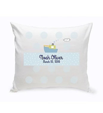 Personalized Baby Nursery Throw Pillow