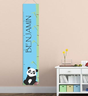 Personalized Panda Height Chart