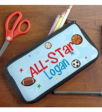 PERSONALIZED ALL STAR PENCIL CASE