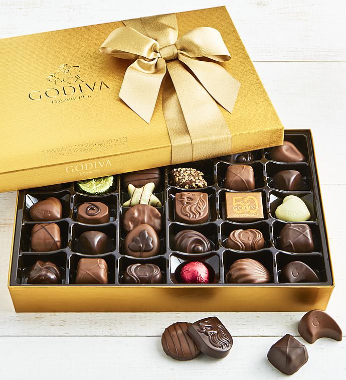 Godiva Gold Ballotin Chocolates Box