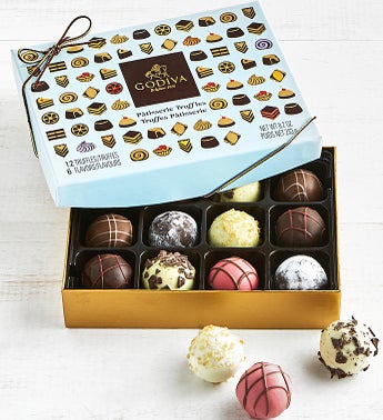 Godiva Patisserie Dessert Truffles Box - 12 piece