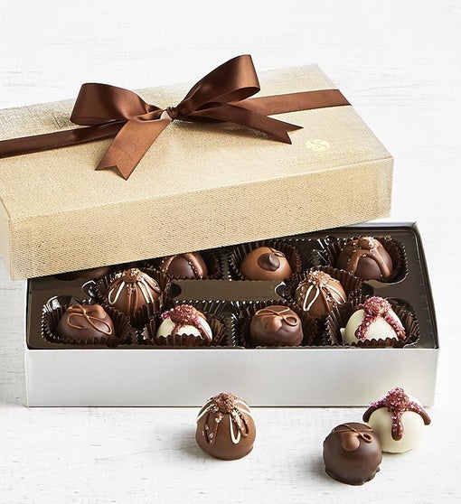 The Sweet Shop 10 pc Fudge Love Truffle Box