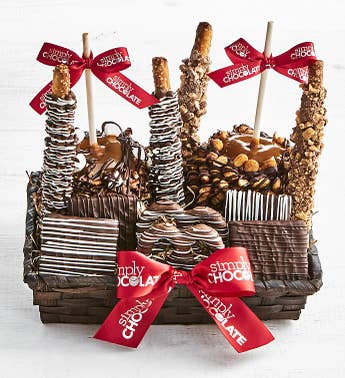 Simply Chocolate Sumptuous Snack Basket