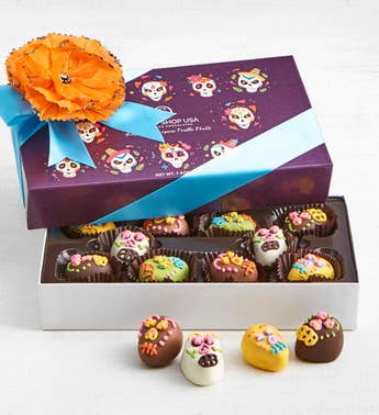 The Sweet Shop Drop Dead Gorgeous Skull Truffles