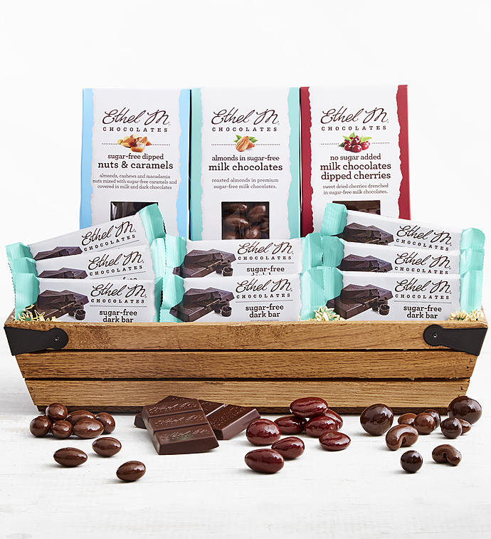 Ethel M Chocolates Sugar Free Gift Crate