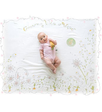 Growing Like A Weed Milestone Blanket