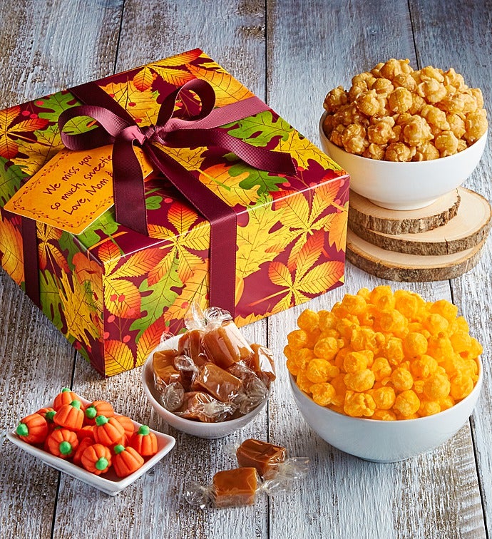 Burgundy Leaves Sampler