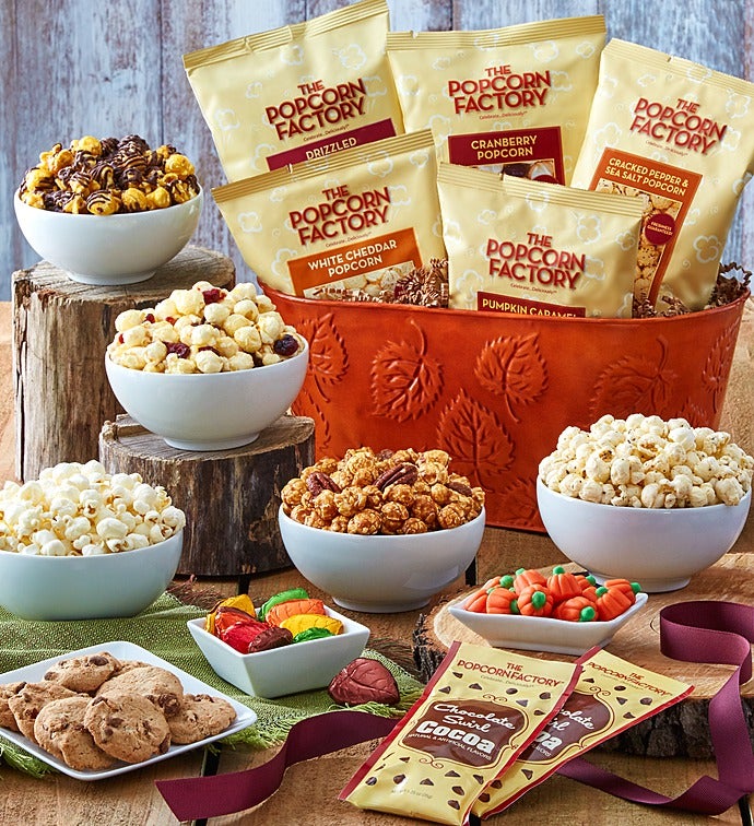 Deluxe Autumn Tin Planter