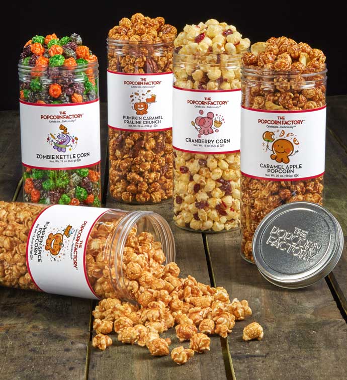 Fall Favorites Premium Popcorn Canisters