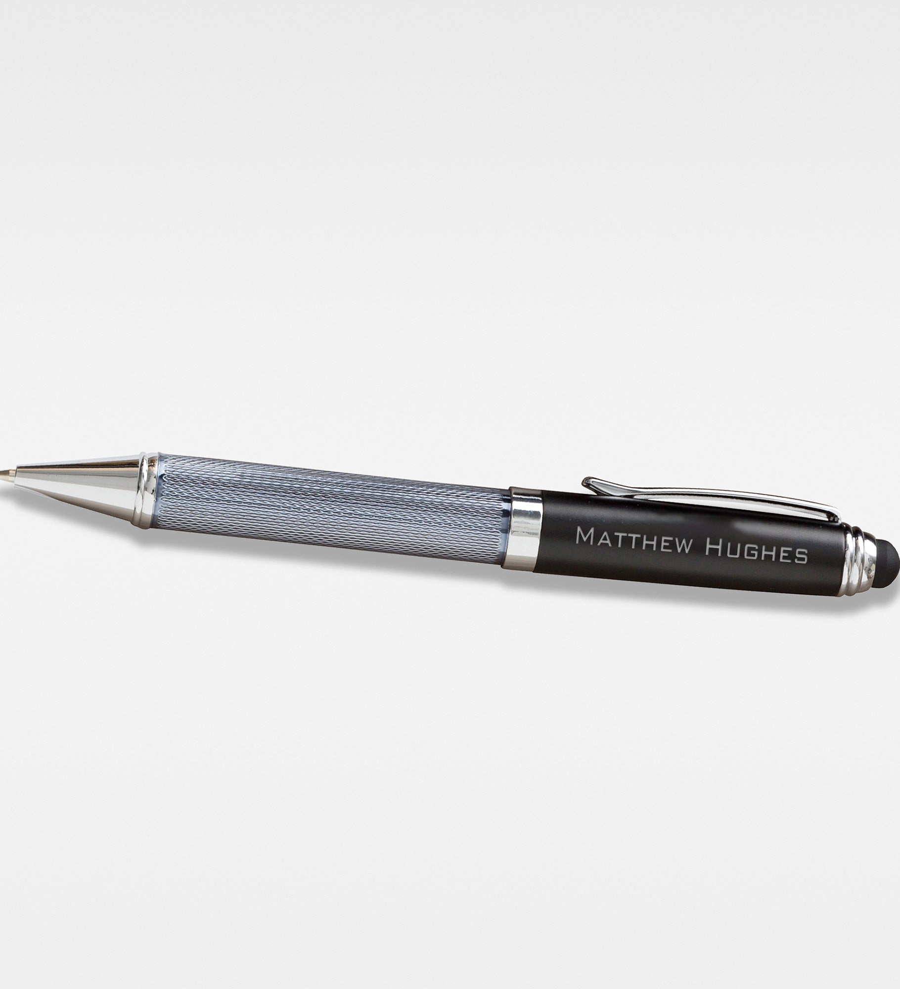  Engraved Office Black Stylus Ball-Point Pen