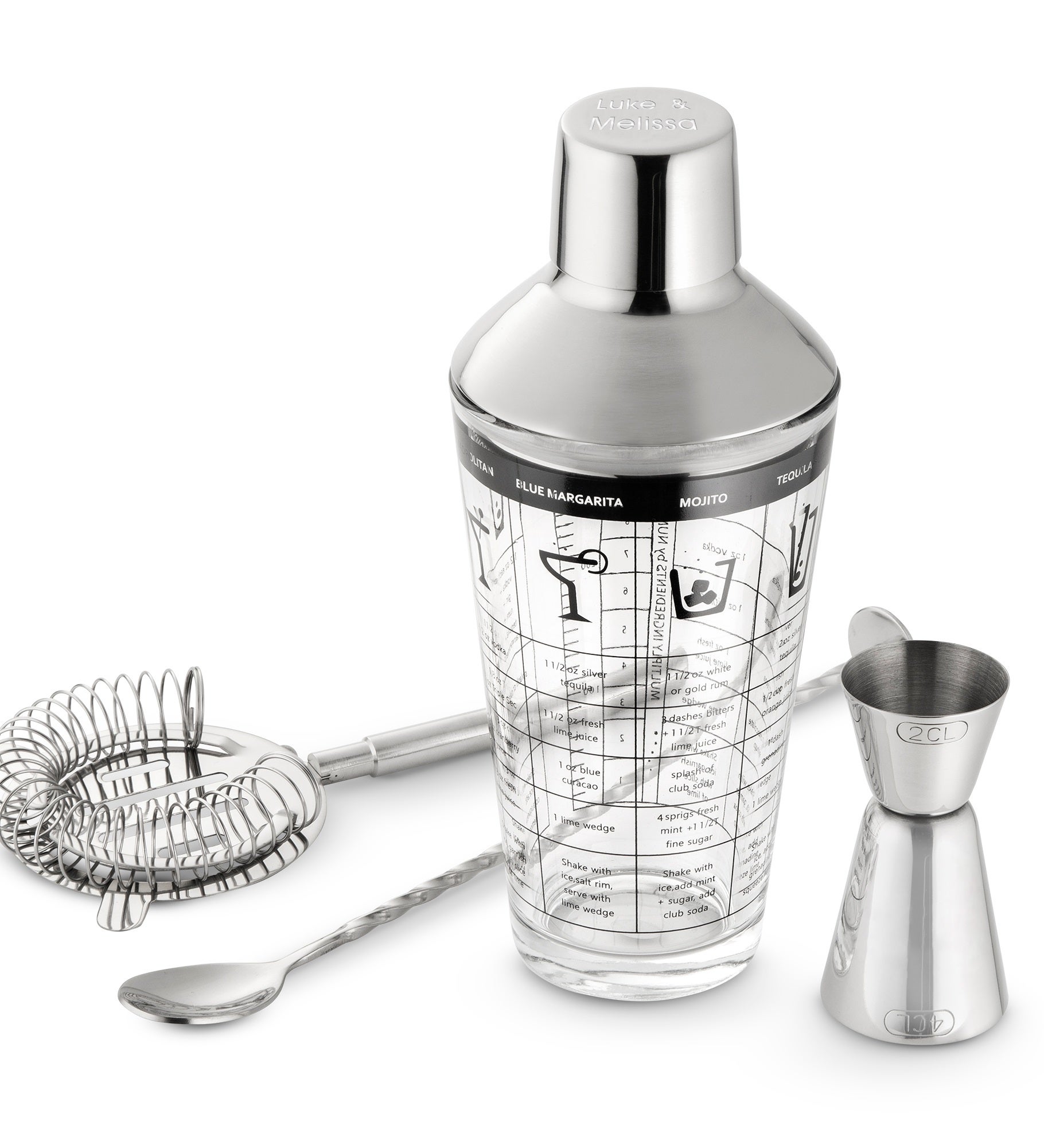 Engraved Favorite Cocktail Shaker Set