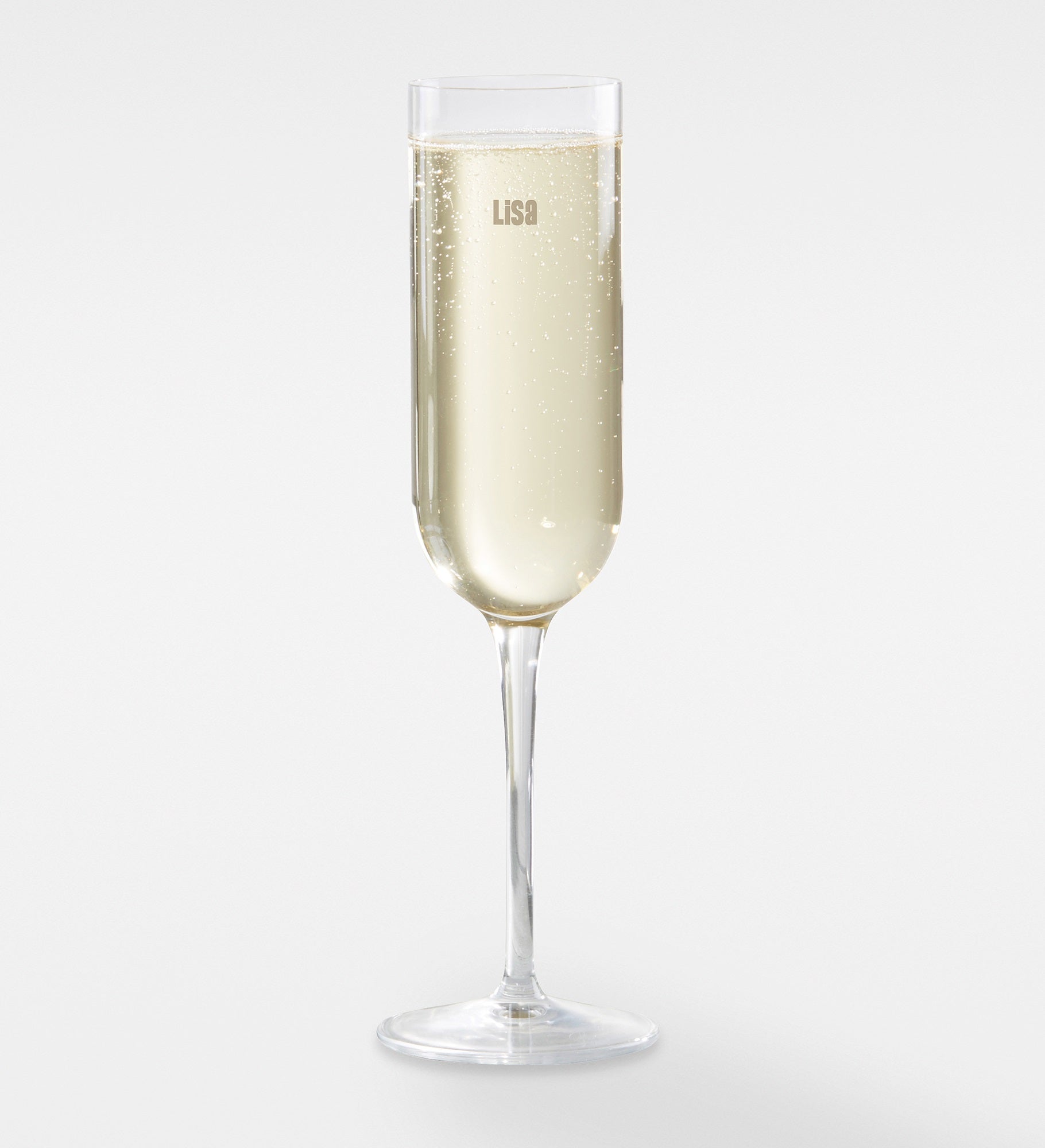  Luigi Bormioli® Engraved Champagne Flute For Professionals 