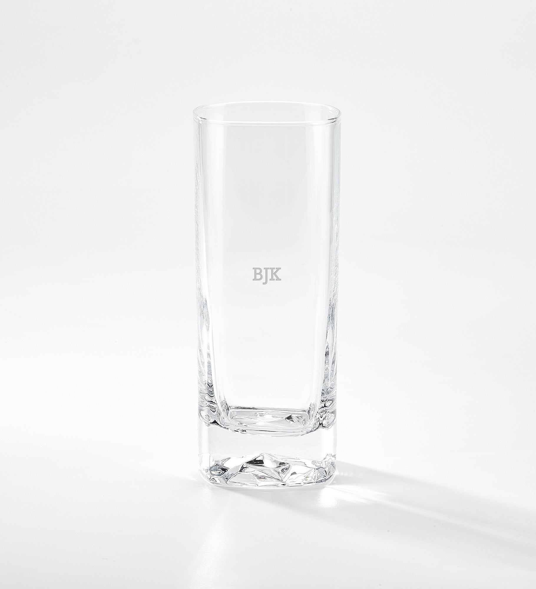 Engraved Luigi Bormioli Monogram Strauss Highball Glass