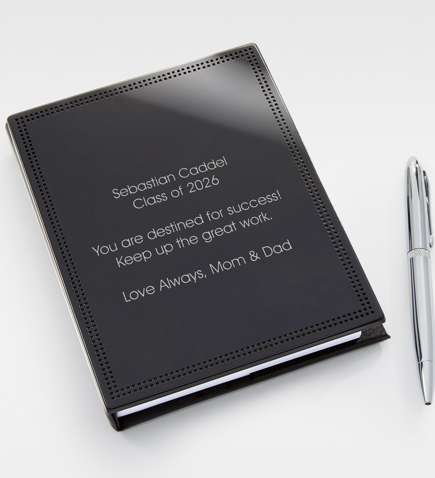 Engraved Black Metal Journal