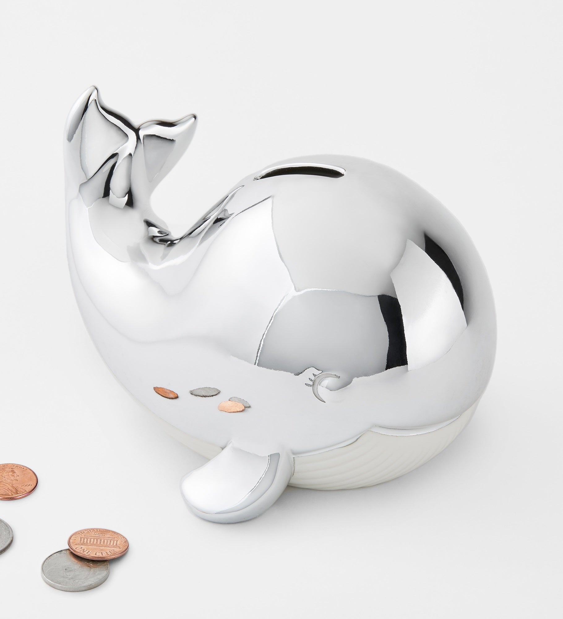 Reed & Barton Whale Coin Bank