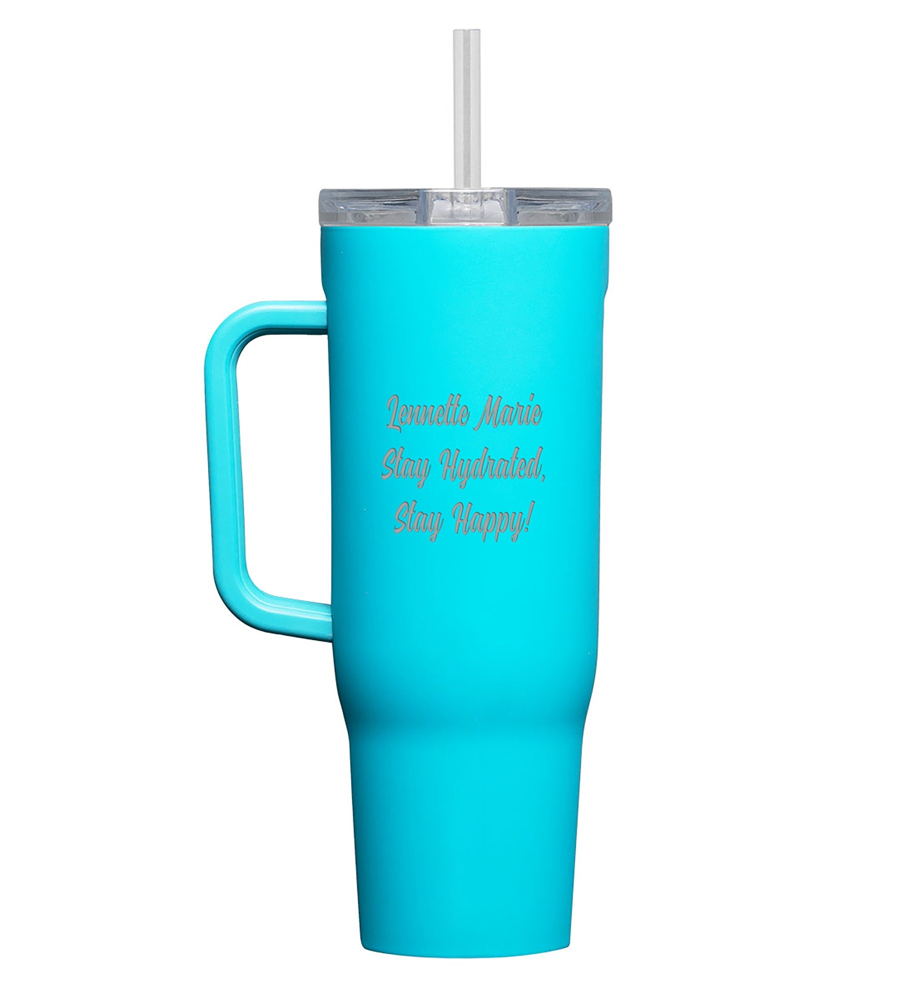 Engraved Corkcicle 40oz Cruiser in Capri Blue