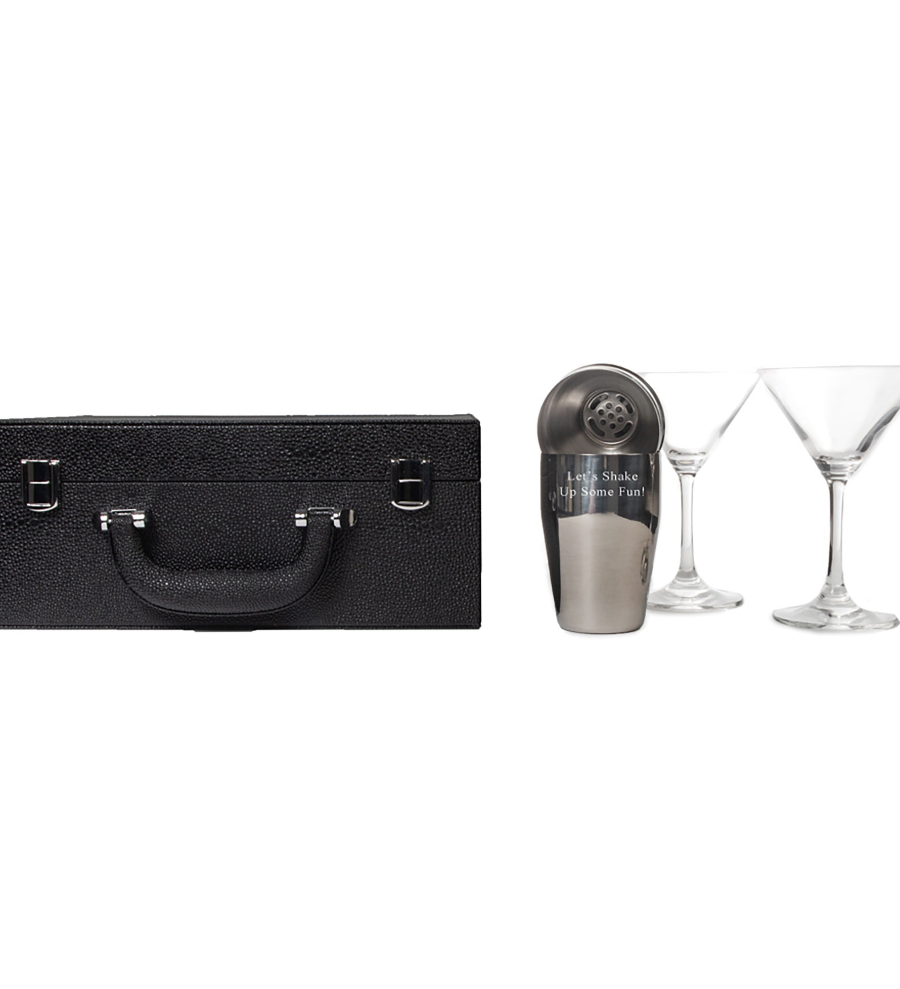 Engraved Rossi Martini Barware Collection