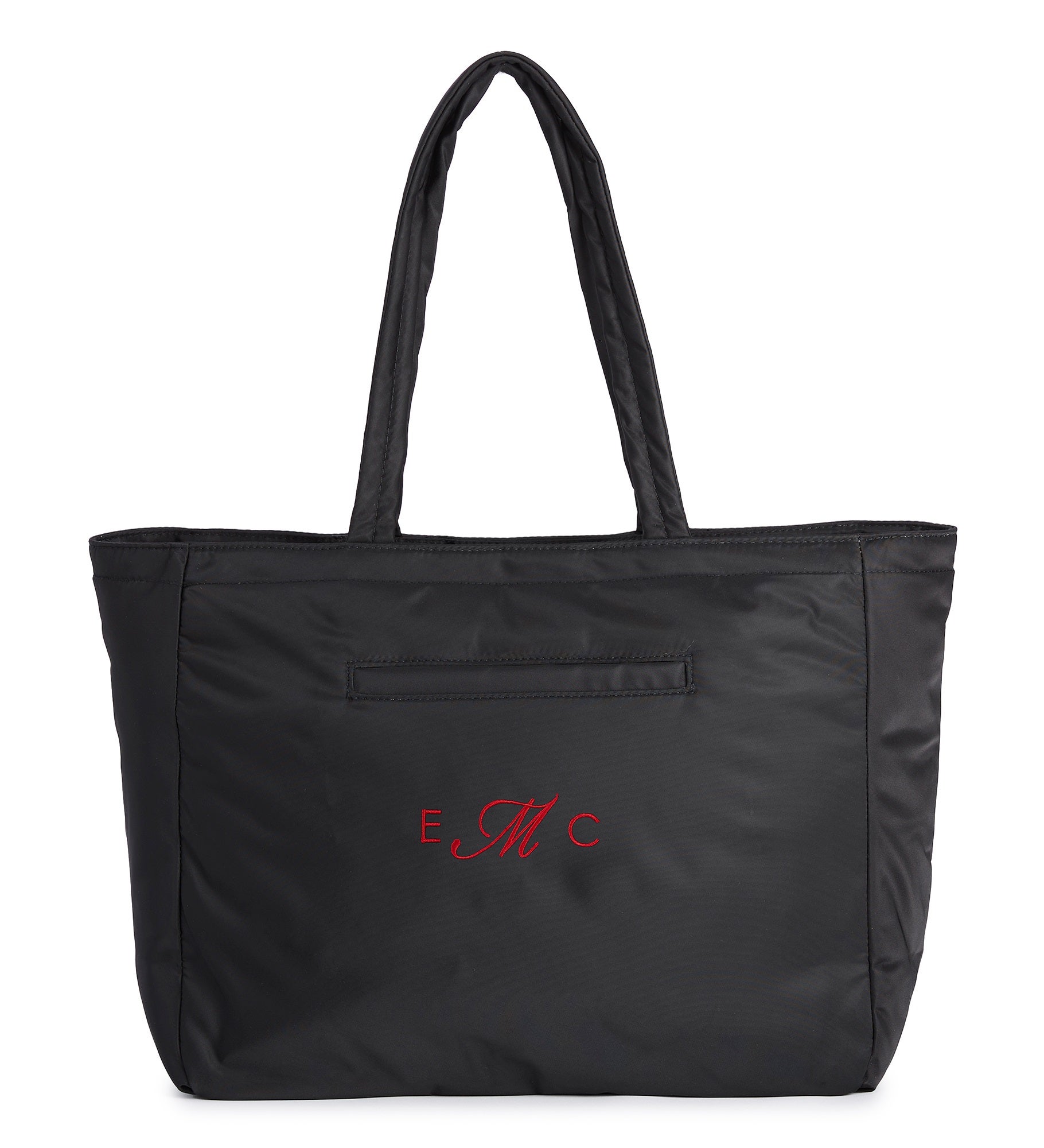 Embroidered Vera Bradley Hathaway Tote in Moonless Night Nylon