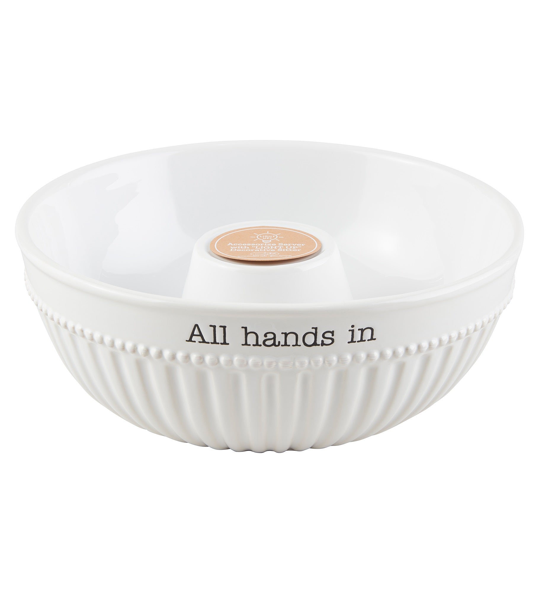 All Hands In Serving Bowl for Light Up Sitters