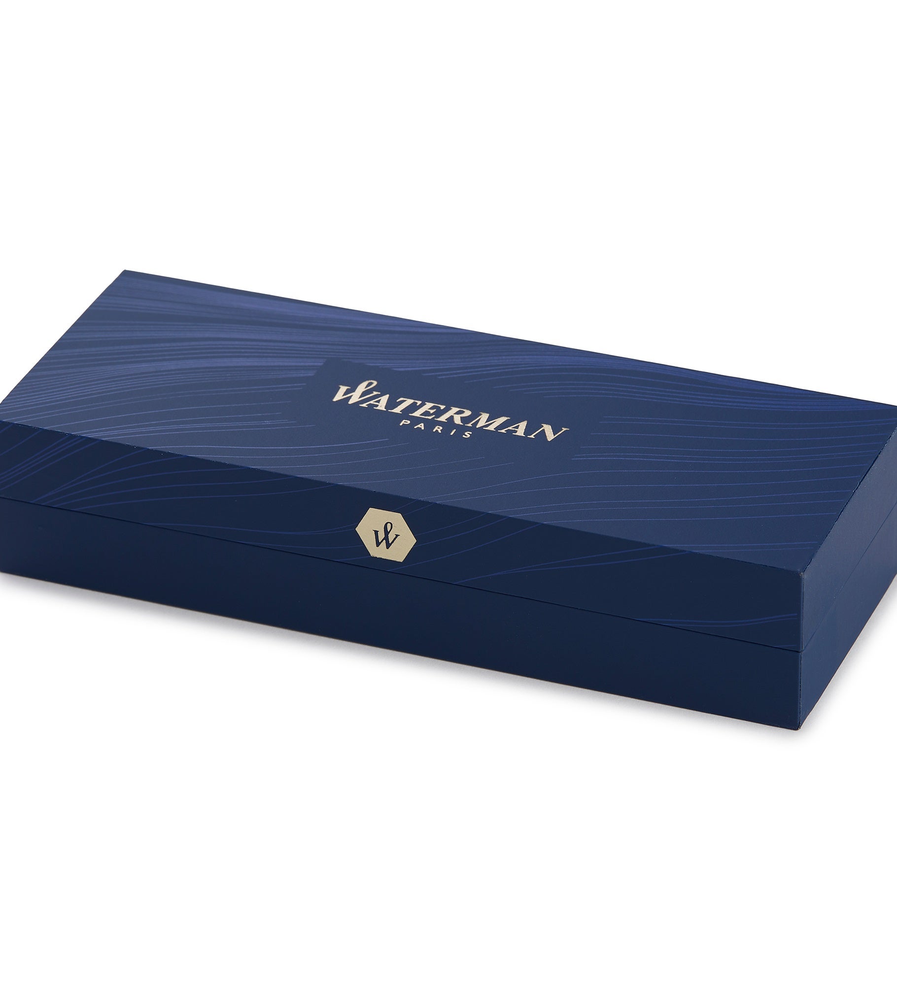 Engraved Waterman Hemisphere Black and Gold Rollerball Pen