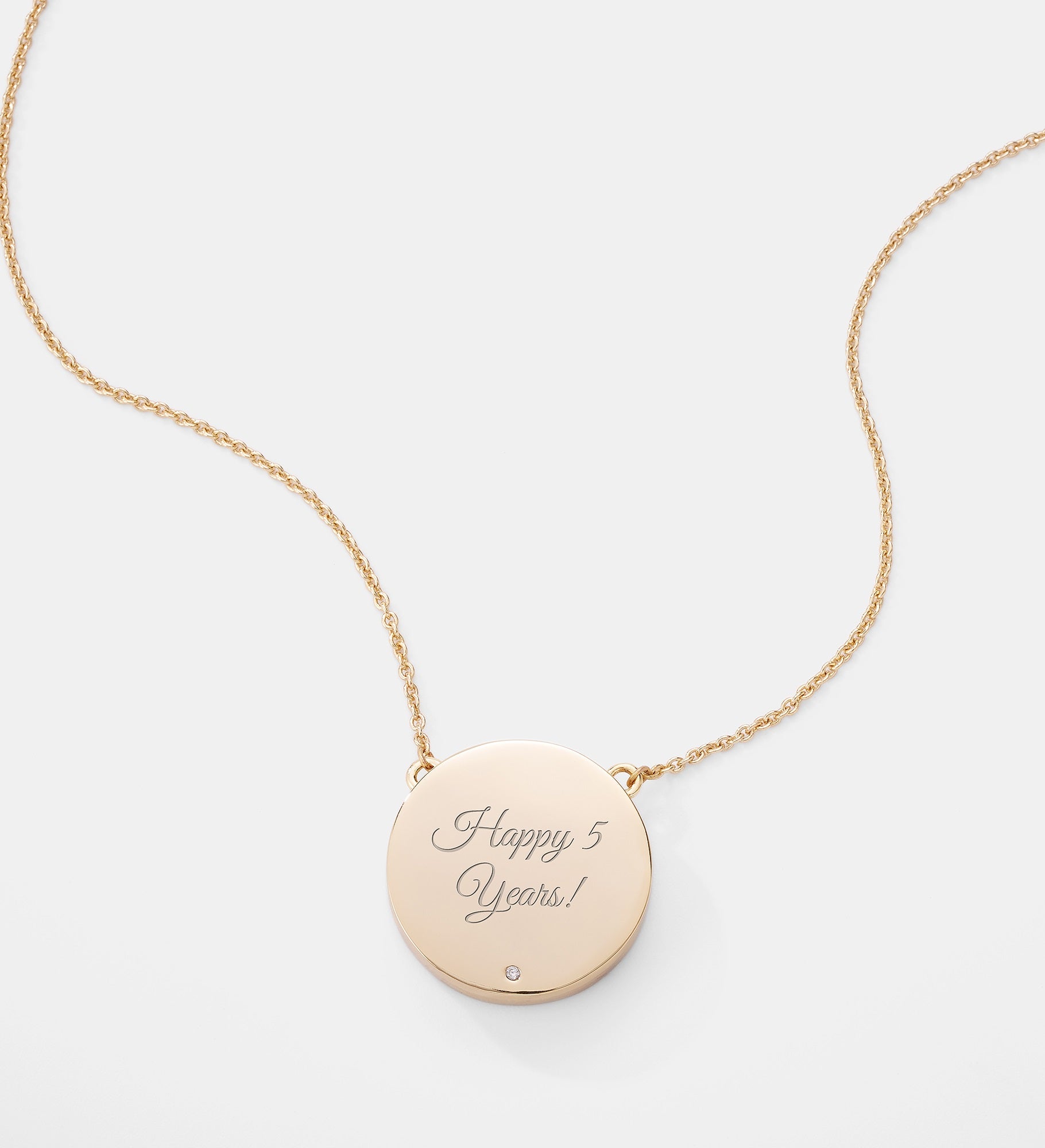 Kittenish Engraved Gold Plated Round Sliding Locket